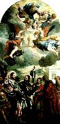 Paolo  Veronese christ with zebedee's wife and sons France oil painting artist